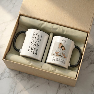 Regalos del Día del Padre Foto personalizada Taza 