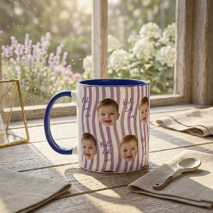 Regalos del Día del Padre Morado Taza de Café Mejo