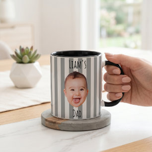 Regalos del Día del Padre para Papá Taza Cara de B
