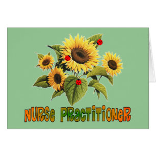 Regalos del diseño del girasol del médico de la