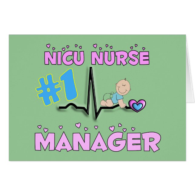 Regalos del encargado de la enfermera de NICU (Anverso (Horizontal))