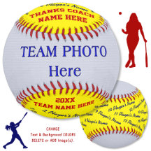 Regalos del entrenador de softball Photo and All P