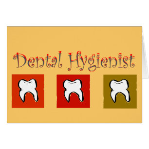 Regalos del higienista dental, diseño de 3 dientes