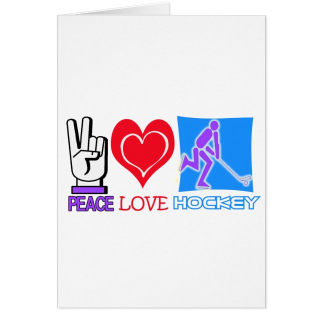 REGALOS DEL HOCKEY DEL AMOR DE LA PAZ (Frente)