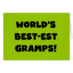 Regalos del Mejor-est Gramps del mundo negro del