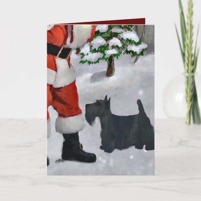 Regalos del navidad de Terrier del escocés (Anverso)