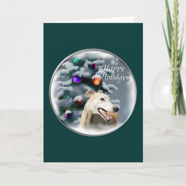 Regalos del navidad del galgo (Anverso)