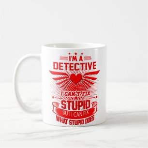 Regalos detectives de la taza de café de la taza