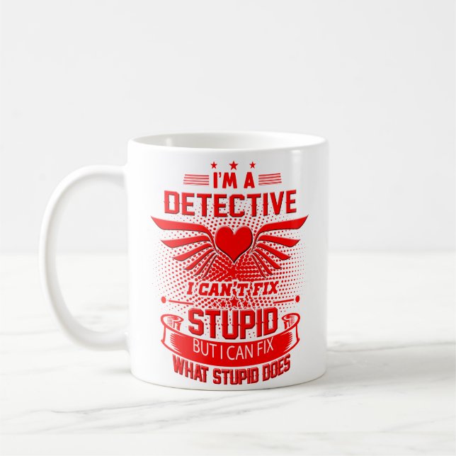 Regalos detectives de la taza de café de la taza (Izquierda)