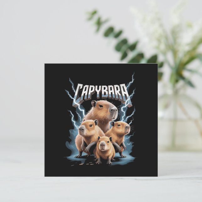 Regalos divertidos de Navidad de Heavy Metal de Ca (Anverso de pie)