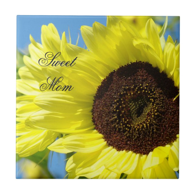 Regalos dulces de la teja de los girasoles del (Frente)