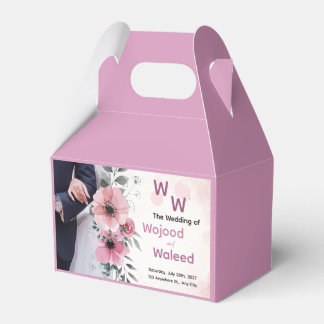 Regalos Elegante caja de regalo personalizada para bodas y