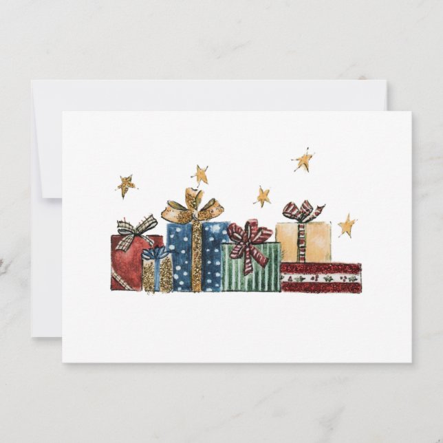 Regalos envueltos por un cumpleaños (Anverso)