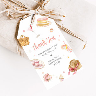 Regalos Etiquetas Baby Shower Favor de Brunch para bebé pi