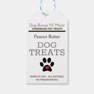Regalos Etiquetas caseras para tratar perros