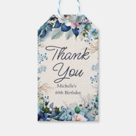 Regalos Etiquetas de agradecimiento de cumpleaños para muj
