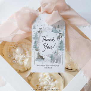 Regalos Etiquetas de agradecimiento para Baby Shower de An