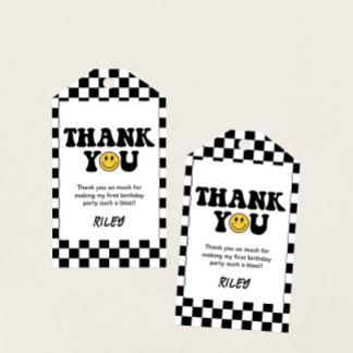 Regalos Etiquetas de agradecimiento para el 1er cumpleaños