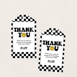 Regalos Etiquetas de agradecimiento para el primer cumplea