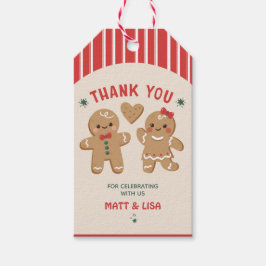 Regalos Etiquetas de agradecimiento para revelar el sexo d