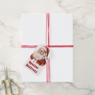 Regalos Etiquetas de entrega de Santa para sorpresas vacac
