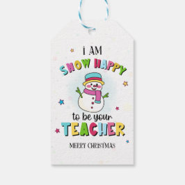 Regalos Etiquetas de Navidad para estudiantes de profesor 