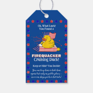 Regalos Etiquetas de pato para crucero