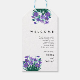 Regalos Etiquetas de regalo de bienvenida para Bodas de ho