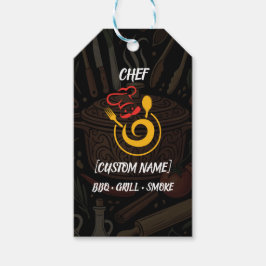 Regalos Etiquetas de regalo de latte para chef personaliza