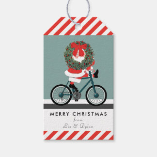 Regalos Etiquetas de regalo de Navidad para ciclismo