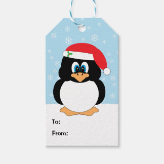 Regalos Etiquetas de regalo de Penguin para navidades