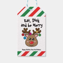 Regalos Etiquetas de regalo de pickleball para navidades c