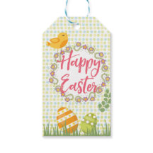 Etiquetas de regalo de Semana Santa para conejitos
