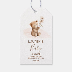 Regalos Etiquetas de regalo para baby shower 'Apenas podem