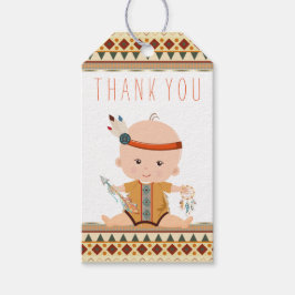 Regalos Etiquetas de regalo para baby shower boho tribal