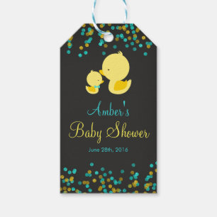 Regalos Etiquetas de regalo para baby shower con pato de g