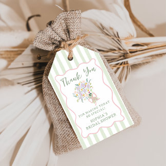 Regalos Etiquetas de regalo para ducha de novia florales a