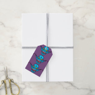 Regalos etiquetas de regalo para el demonio de trolls zomb