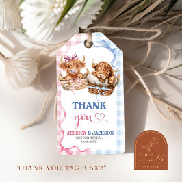 Regalos Etiquetas de regalo para el género preppy Heifer o