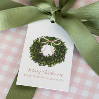 Regalos Etiquetas de regalo para Navidades clásicos - Pers