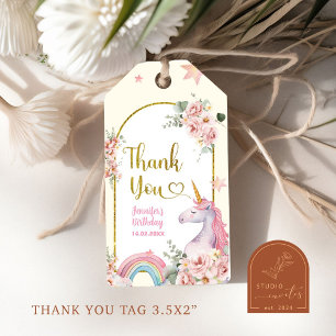 Regalos Etiquetas de regalo para niñas de unicornios