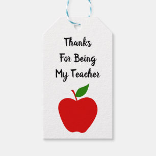 Regalos Etiquetas de regalo para profesores, agradecimient