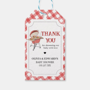 Regalos Etiquetas favoritas de Baby Shower BBQ para la Bur