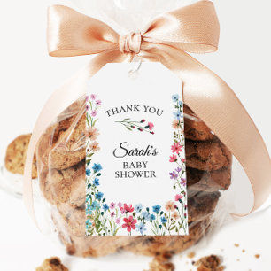 Regalos Etiquetas favoritas de Baby Shower para flores sil
