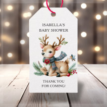 Etiquetas favoritas de Baby Shower para renos navi