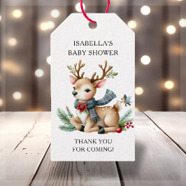 Regalos Etiquetas favoritas de Baby Shower para renos navi