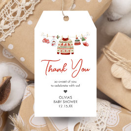 Regalos Etiquetas favoritas de Santa Baby Shower para navi