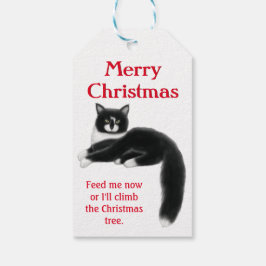 Regalos Etiquetas navideñas de regalo de Tuxedo para Navid