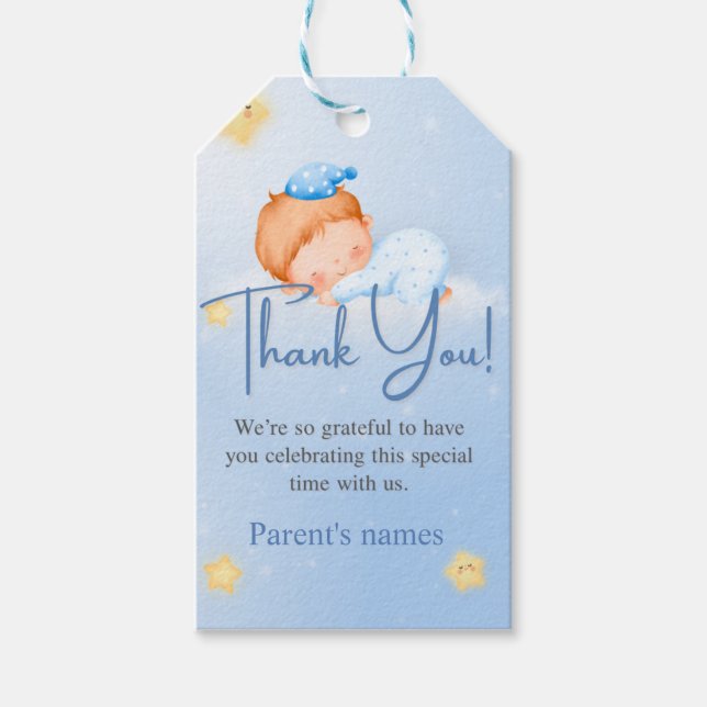 Regalos Etiquetas para baby shower (Anverso)