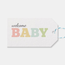 Regalos Etiquetas Pastel de regalo/favor para bebé, neutra